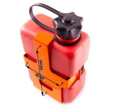 Marselus soporte gris natural para bidón de gasolina 1 Litro