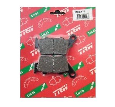 Pastillas de freno trasero estandar TRW MCB672