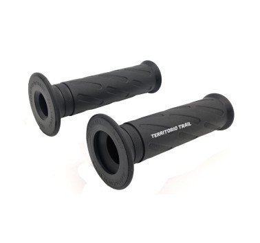 Puños Ariete negro D.22mm L.120mm abiertos