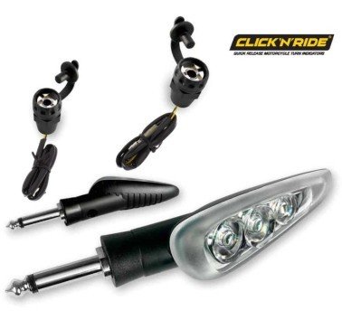 Juego de intermitentes led CLICK'N'RIDE homologados