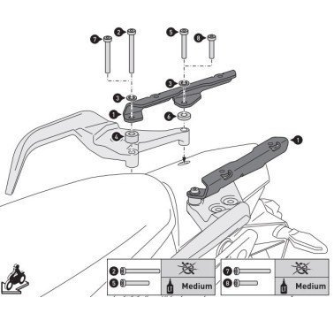 SW-Motech adventure-rack para KTM 790 / 890 / 1050 / 1090 / 1190 / 1290 Adventure