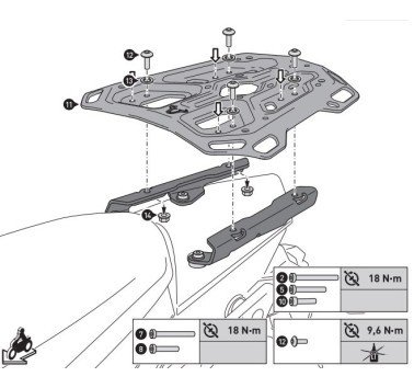 SW-Motech adventure-rack para KTM 790 / 890 / 1050 / 1090 / 1190 / 1290 Adventure