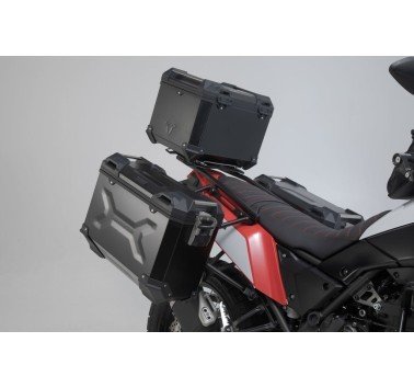 SW-Motech kit de maletas trax adv negras 37 litros con soportes Yamaha Tenere 700