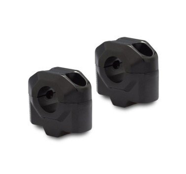 SW-Motech alzas de elevación negras + 2,5cm para manillar de 22mm