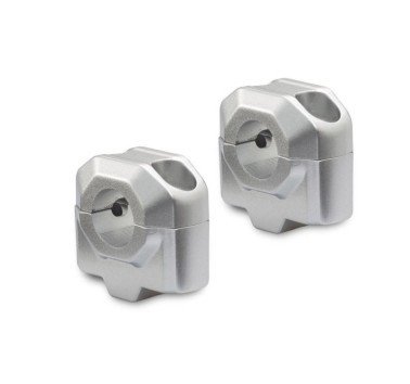 SW-Motech alzas de elevación gris + 2,5cm para manillar de 22mm