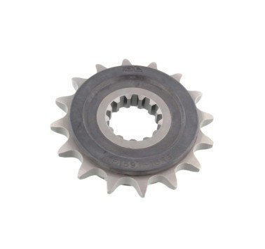 Piñón JT acero 15 dientes versión engomado JTF1591.15RB