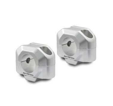 SW-Motech alzas de elevación grises + 3cm para manillar de 28mm