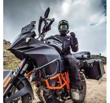 SW-Motech protecciones de motor superiores negras KTM 1090 / 1290