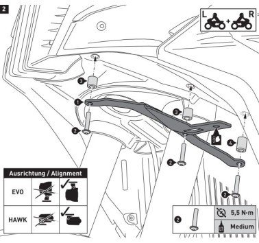 SW-Motech kit de soportes para faros auxiliares en KTM 1290 Adventure