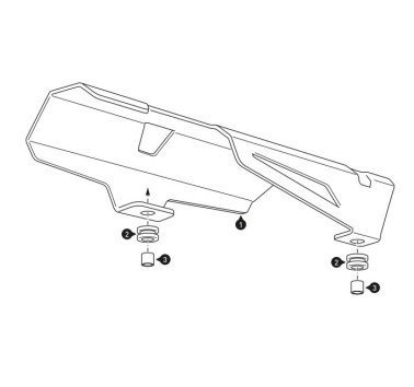 SW-Motech extensión para cubre cadena KTM 1090 / 1190 / 1290