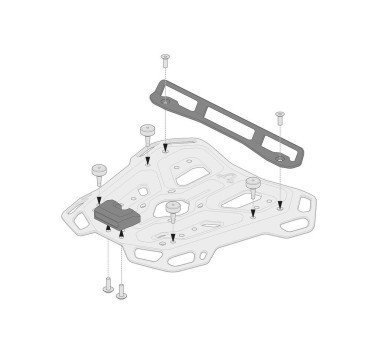 SW-Motech adaptador para colocar baul Shad 2