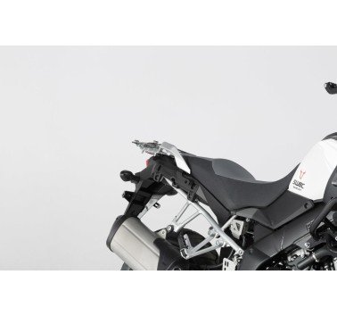 SW-Motech kit de maletas trax adv 37 litros grises con soportes Suzuki V-Strom 1000