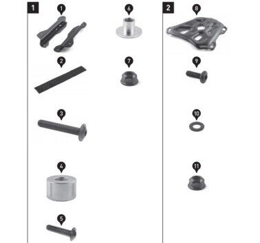 SW-Motech portaequipaje adventure-rack para Suzuki V-Strom 650 / 1000 / 1050