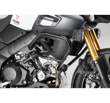 SW-Motech protecciones de motor negras Suzuki V-Strom 1000