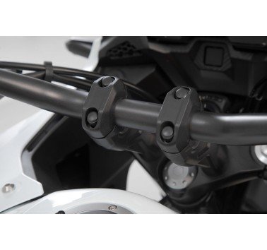 SW-Motech alzas de elevación negras + 2cm para manillar de 28mm