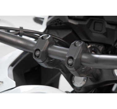 SW-Motech alzas de elevación negras + 2cm para manillar de 28mm