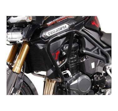 SW-Motech protecciones laterales acero negro Triumph Tiger 1200
