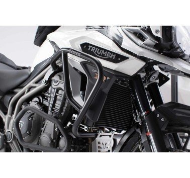 SW-Motech protecciones laterales acero negro Triumph Tiger 1200 XCA / XCX