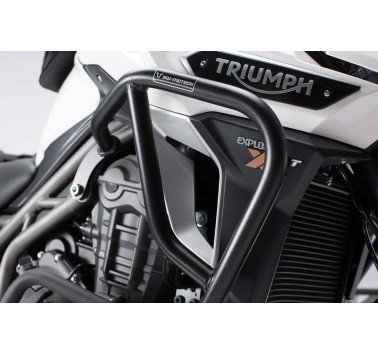 SW-Motech protecciones laterales acero negro Triumph Tiger 1200 XCA / XCX