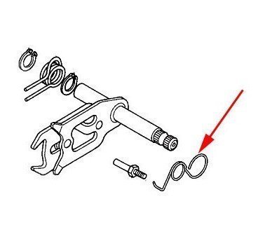 Muelle para pedal cambio de marchas Honda XR 650 R