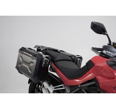 SW-motech kit de maletas trax adv negras 45 litros con soportes para Ducati Multistrada 1260