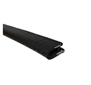 Protección de bordes negro para perfil de 1-4 mm