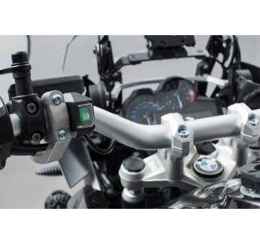 SW-Motech interruptor de manillar on / off botón luz verde