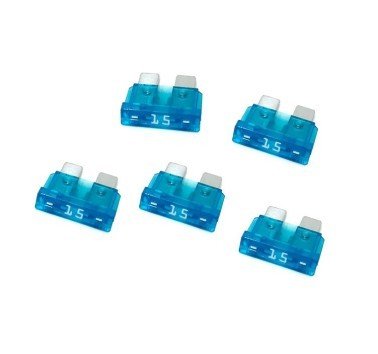 5 unidades fusibles plano estandar 15A