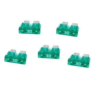 5 unidades fusible plano estandar 30A