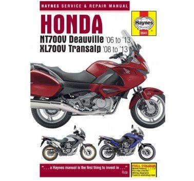 Manual detallado de reparación Honda Transalp 700 (en ingles)