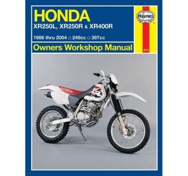 Manual detallado de reparación Honda XR250R / XR400R (en ingles)
