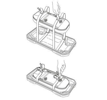 SW-Motech bolsa interior de tapa para maleta trax adv 37 / 45 litros