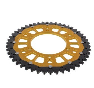 Corona ZF acero/aluminio 47 dientes dorada