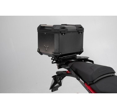SW-Motech kit baul trax adv negro + soporte Ducati Multistrada 950 / 1200 / 1260