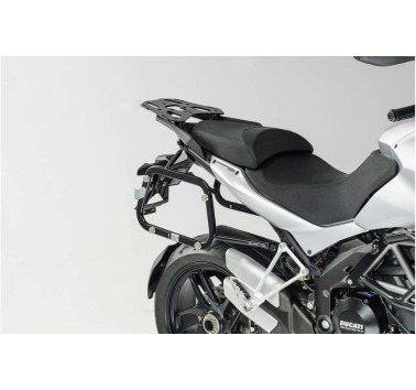 SW-Motech kit de maletas trax adv negras 37L con soportes Ducati Multistrada 1200 (10-14)