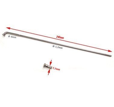 Juego de radios llanta delantera 21" Yamaha XT 600 / Z