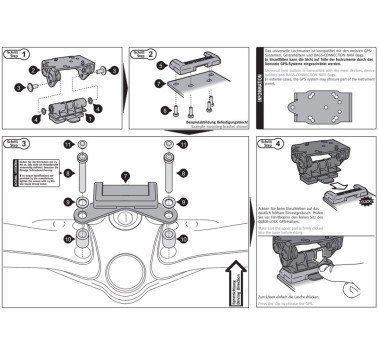 SW-Motech soporte de navegación quick-lock KTM 390 Adventure