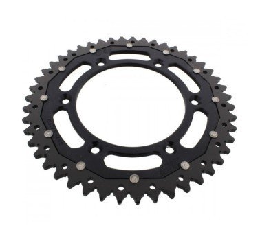 ZF corona dual 47 dientes 520 negra