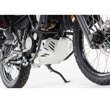 SW-Motech cubrecarter metálico gris Kawasaki KLR 650 E