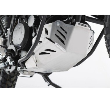 SW-Motech cubrecarter metálico gris Kawasaki KLR 650 E