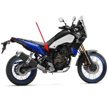 Cubierta bajo asiento derecha bw3-f1721-00 Yamaha Tenere 700