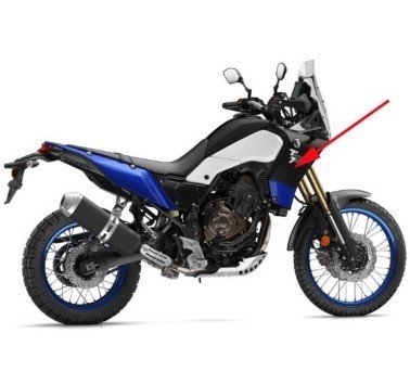 Panel lateral derecho bw3-f835v-00-p0 negro Yamaha Tenere 700