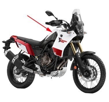 Tapa de depósito bw3-f41b1-00-p1 blanca Yamaha Tenere 700