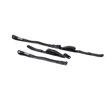 ROK Straps rok00025 juego de correas (2 unidades) negras largas