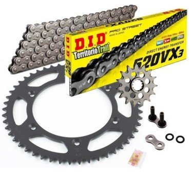Kit de transmisión DID X-ring 520VX3 (14/50/118) | relación original Husqvarna FE 501