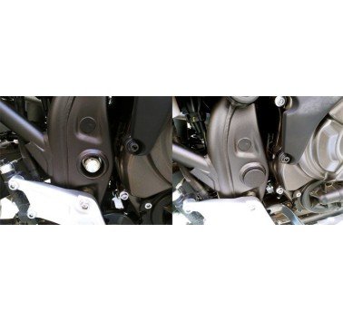 Tapón inferior para abertura de chasis en Yamaha Tenere 700