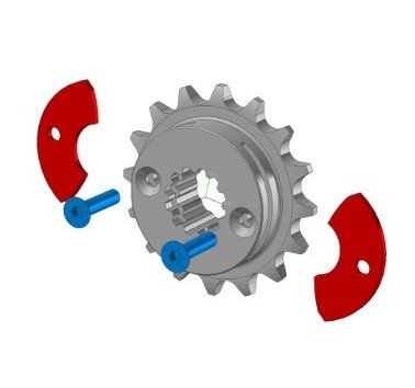 Piñón KKBIKE 250086 de 15 dientes