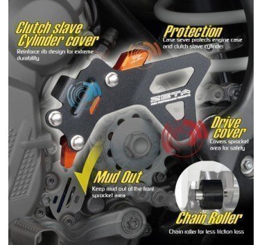 ZRacing protector cilindro de embrague y transmisión KTM / Husqvarna