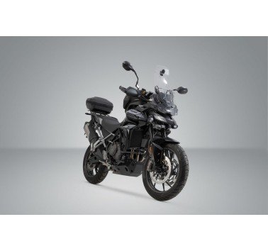 SW-Motech kit baúl Urban negro con soporte Triumph Tiger 900