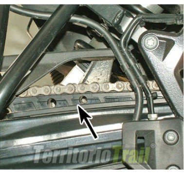 Guía deslizamiento protector de basculante BMW F 700 GS / F 800 GS